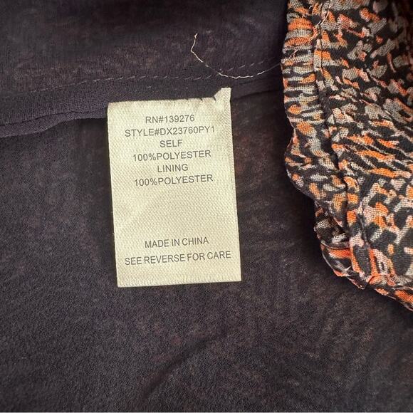 Daniel Rainn McKay 3/4 sleeve Blouse, Indigo, 1X NWOT - Picture 6 of 8